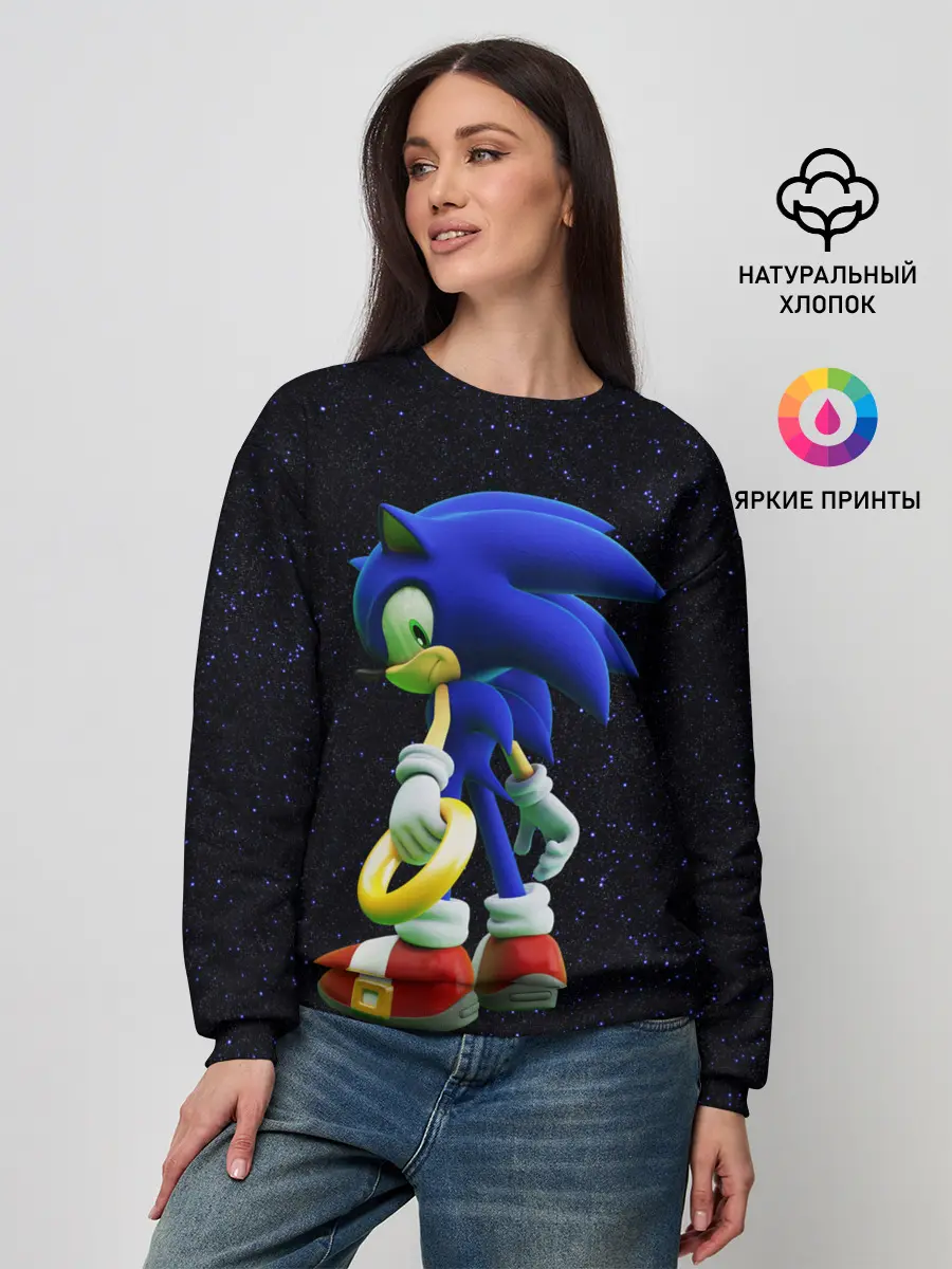 Женский свитшот / Sonic