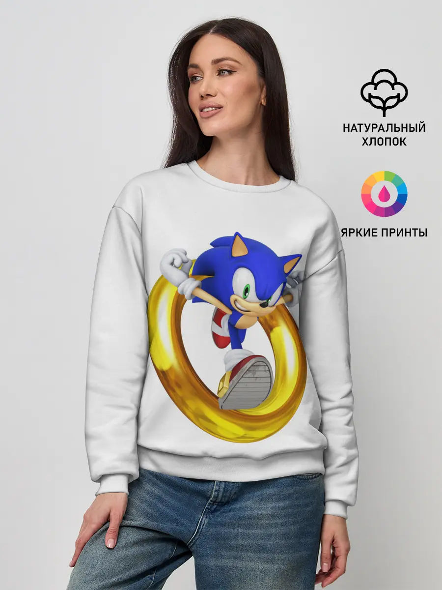 Женский свитшот / Sonic