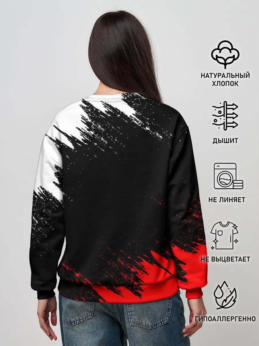 Женский свитшот / БРЫЗГИ КРАСОК
