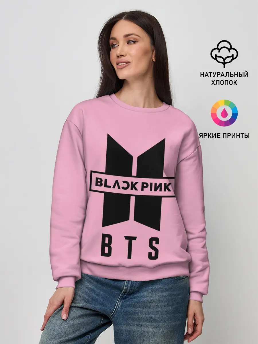 Женский свитшот / BTS and BLACKPINK