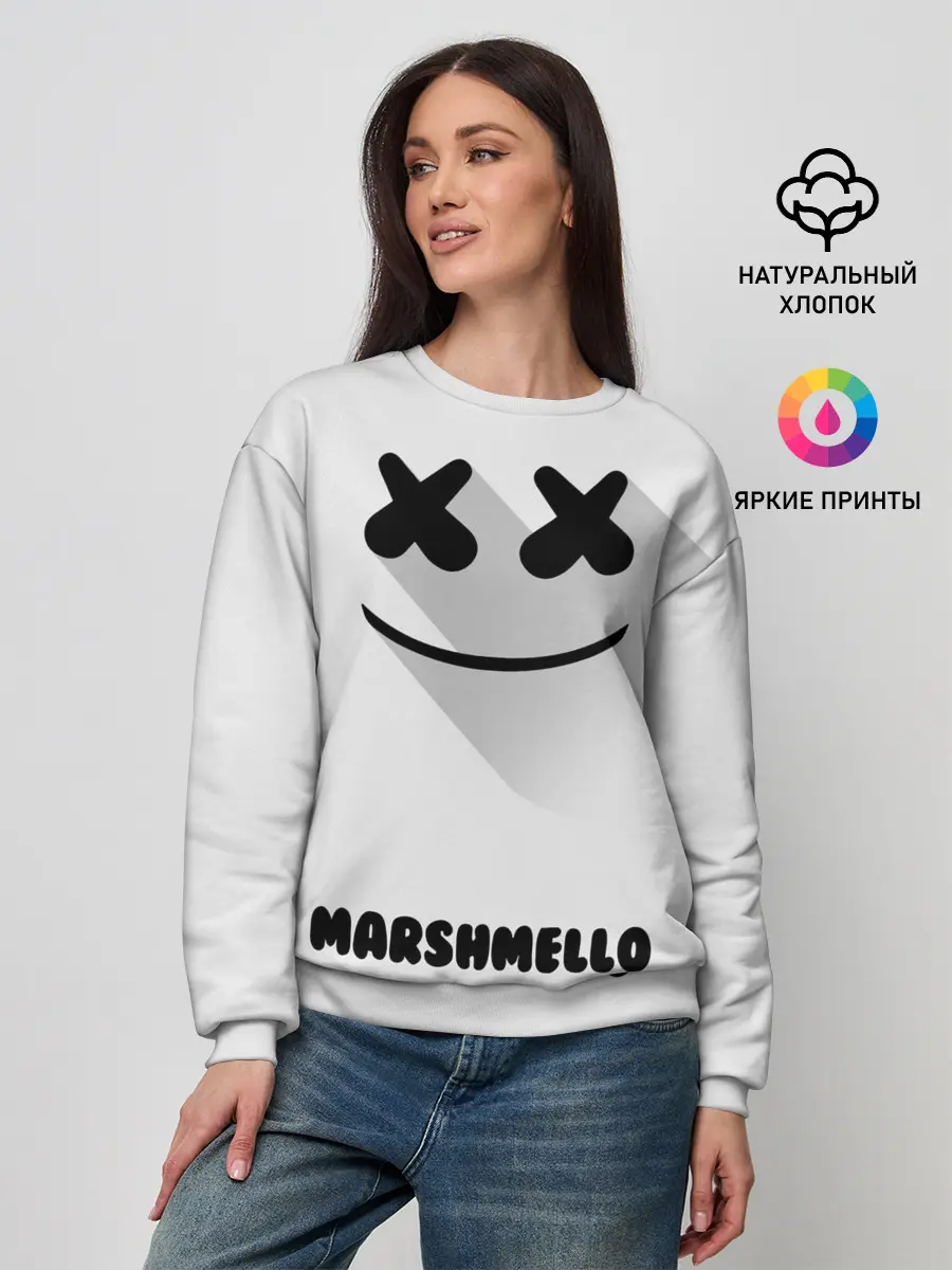 Женский свитшот / РЮКЗАК MARSHMELLO