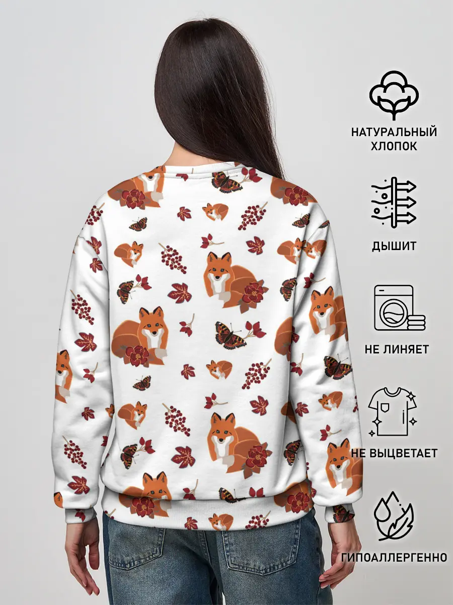 Женский свитшот / Лиса