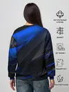 Женский свитшот / Blue and Black