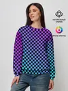 Женский свитшот / Checkerboard gradient