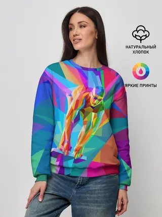 Женский свитшот / Пловец