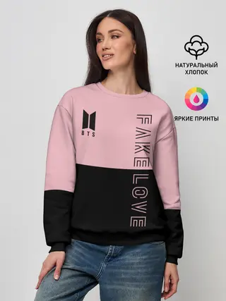 Женский свитшот / BTS Fake Love