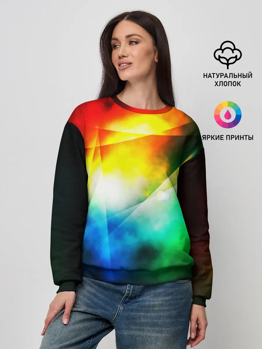 Женский свитшот / КРАСКИ КОСМОСА