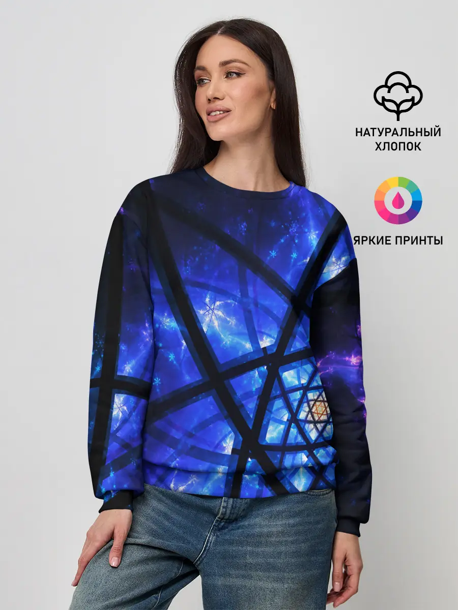 Женский свитшот / SPACE PSY