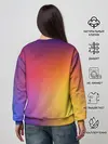 Женский свитшот / Abstract gradient colors