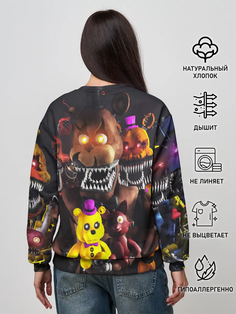 Женский свитшот / FIVE NIGHTS AT FREDDYS