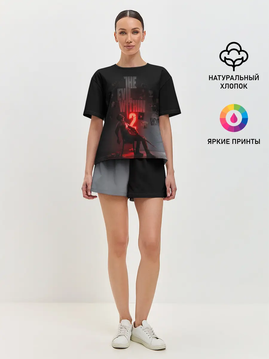 Женская пижама с шортами / The Evil Within 2