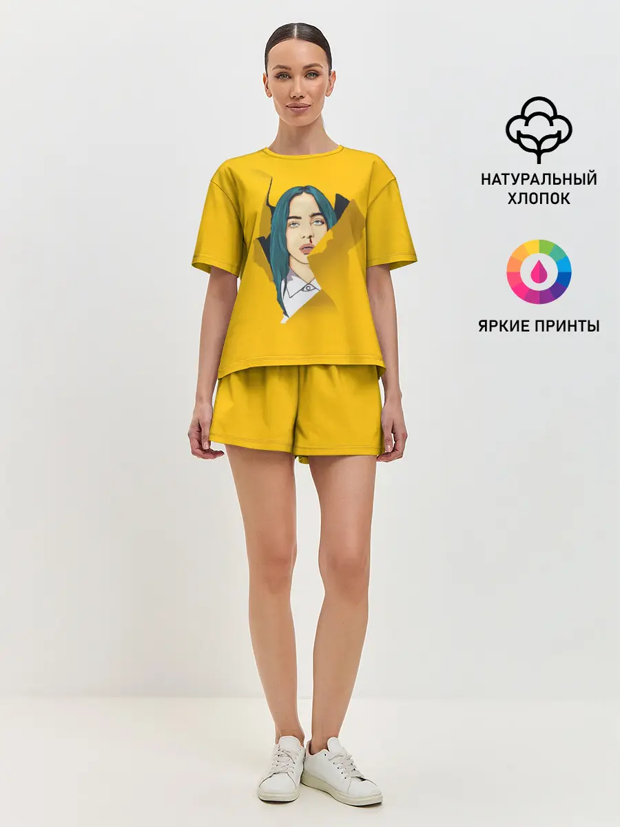 Женская пижама с шортами / Billie Eilish