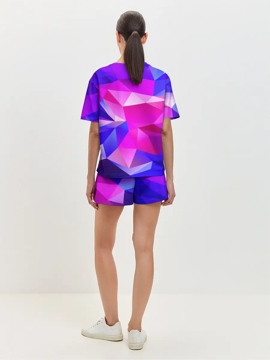 Женская пижама с шортами / NEON POLYGON