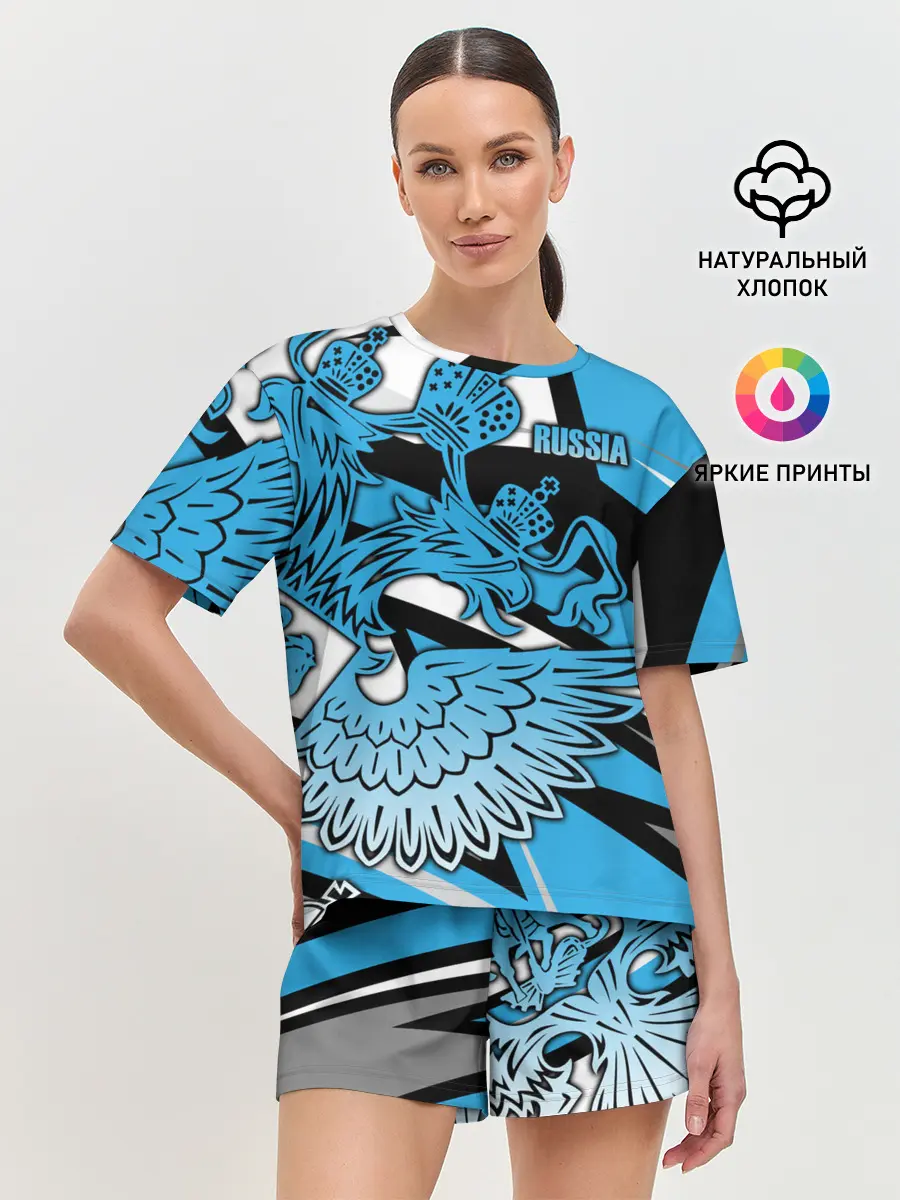 Женская пижама с шортами / RUSSIA Lifestyle