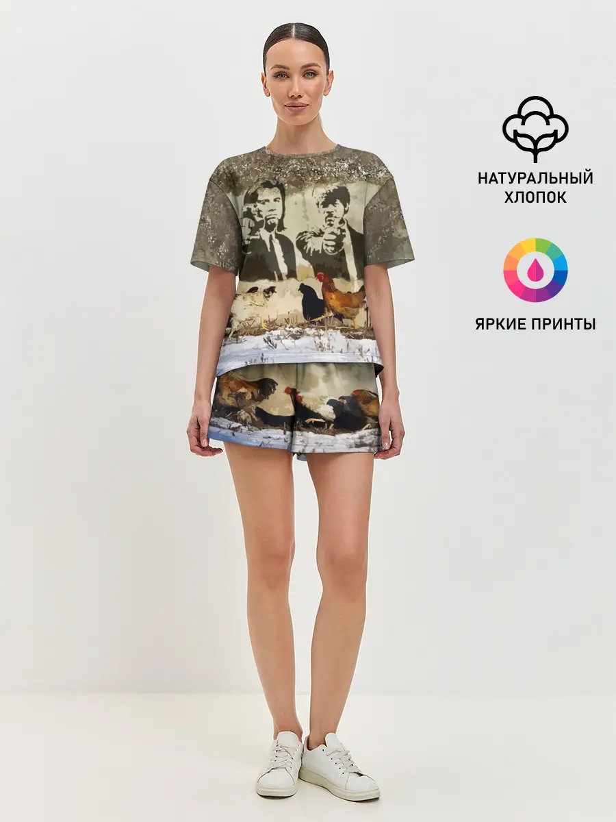 Женская пижама с шортами / Pulp fiction in Russia
