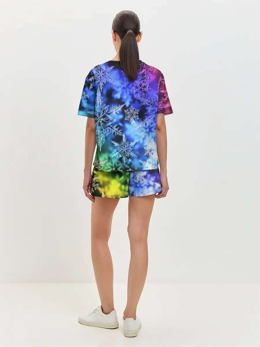 Женская пижама с шортами / ЗИМНЕЕ УТРО