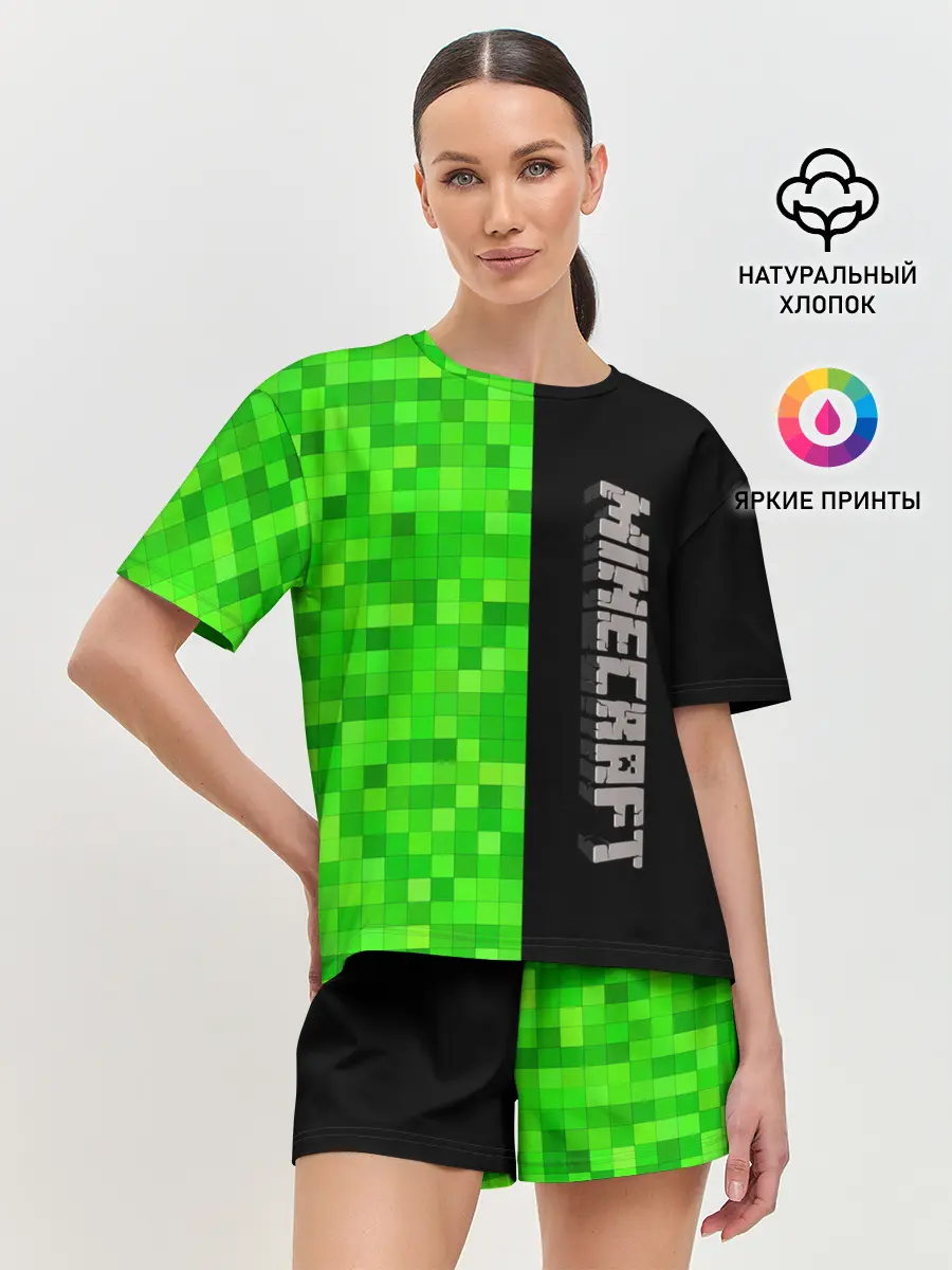 Женская пижама с шортами / MINECRAFT