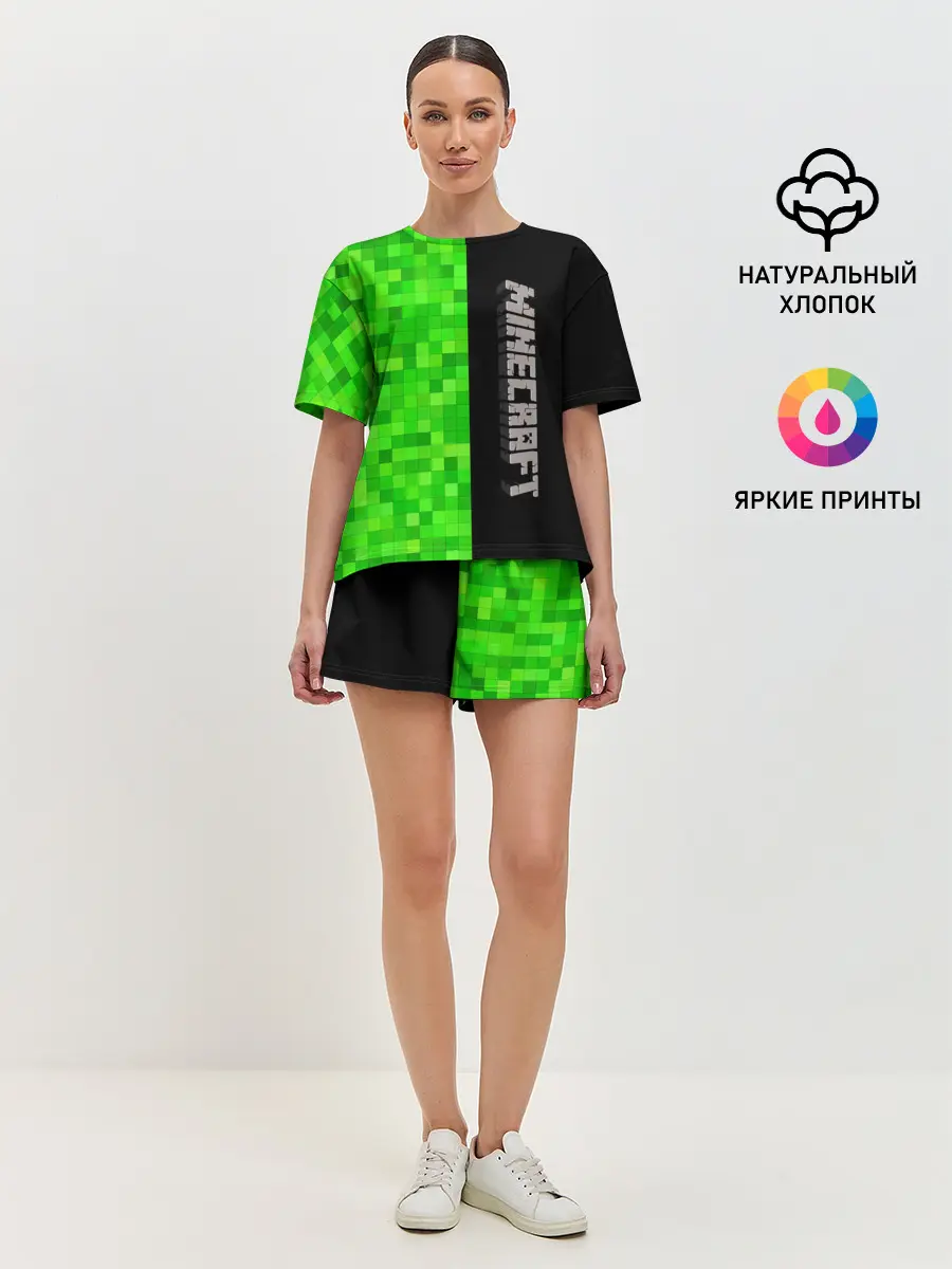 Женская пижама с шортами / MINECRAFT