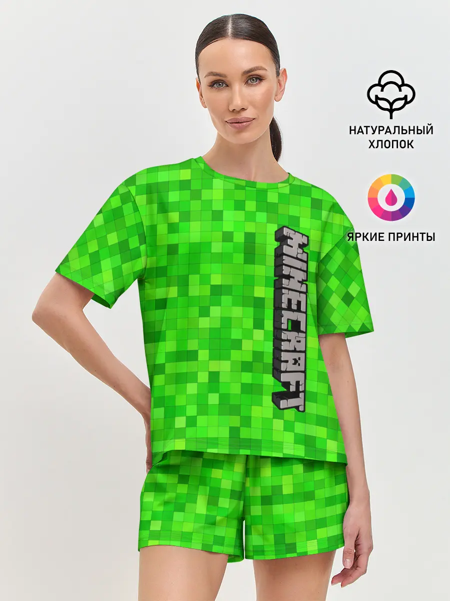Женская пижама с шортами / MINECRAFT