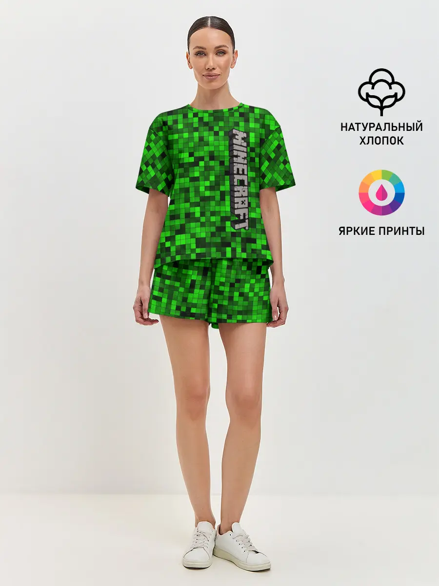 Женская пижама с шортами / MINECRAFT