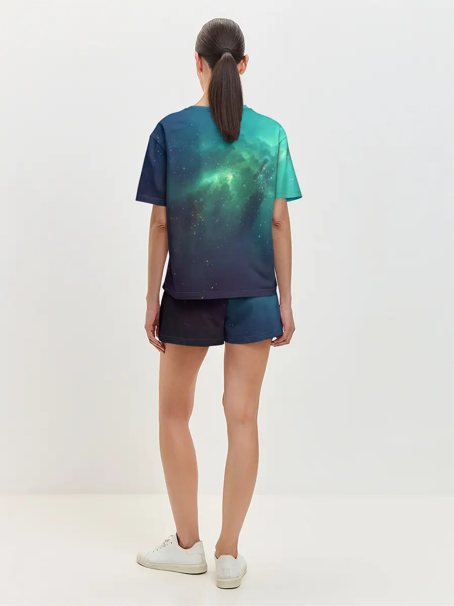 Женская пижама с шортами / GALAXY