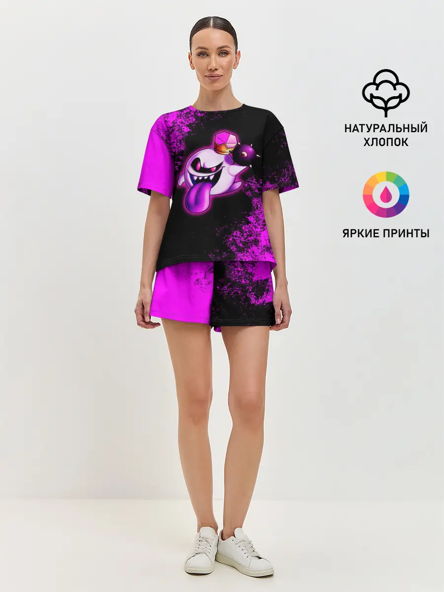 Женская пижама с шортами / Luigis Mansion