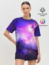 Женская пижама с шортами / КОСМИЧЕСКИЕ КРАСКИ