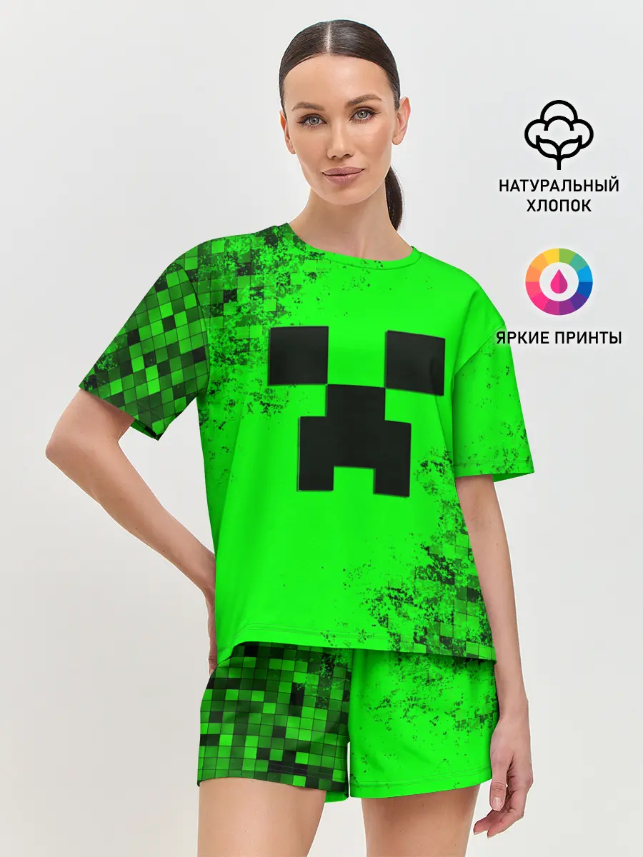 Женская пижама с шортами / MINECRAFT
