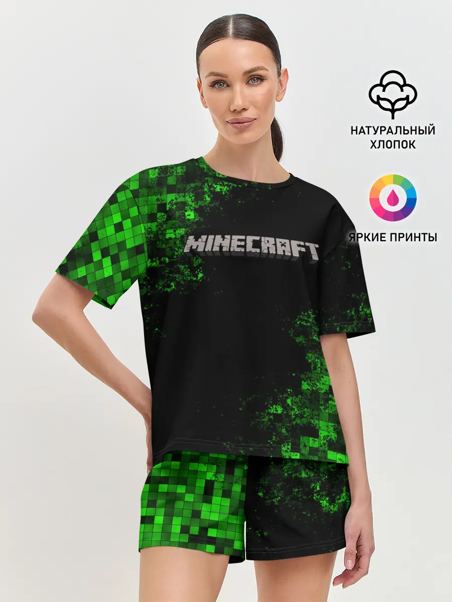 Женская пижама с шортами / MINECRAFT
