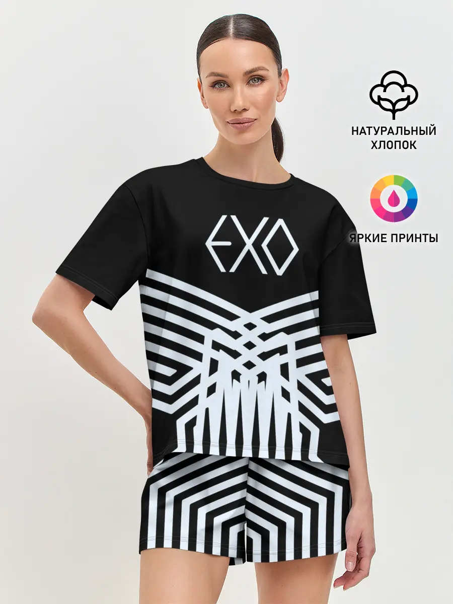 Женская пижама с шортами / EXO