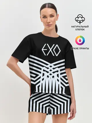 Женская пижама с шортами / EXO