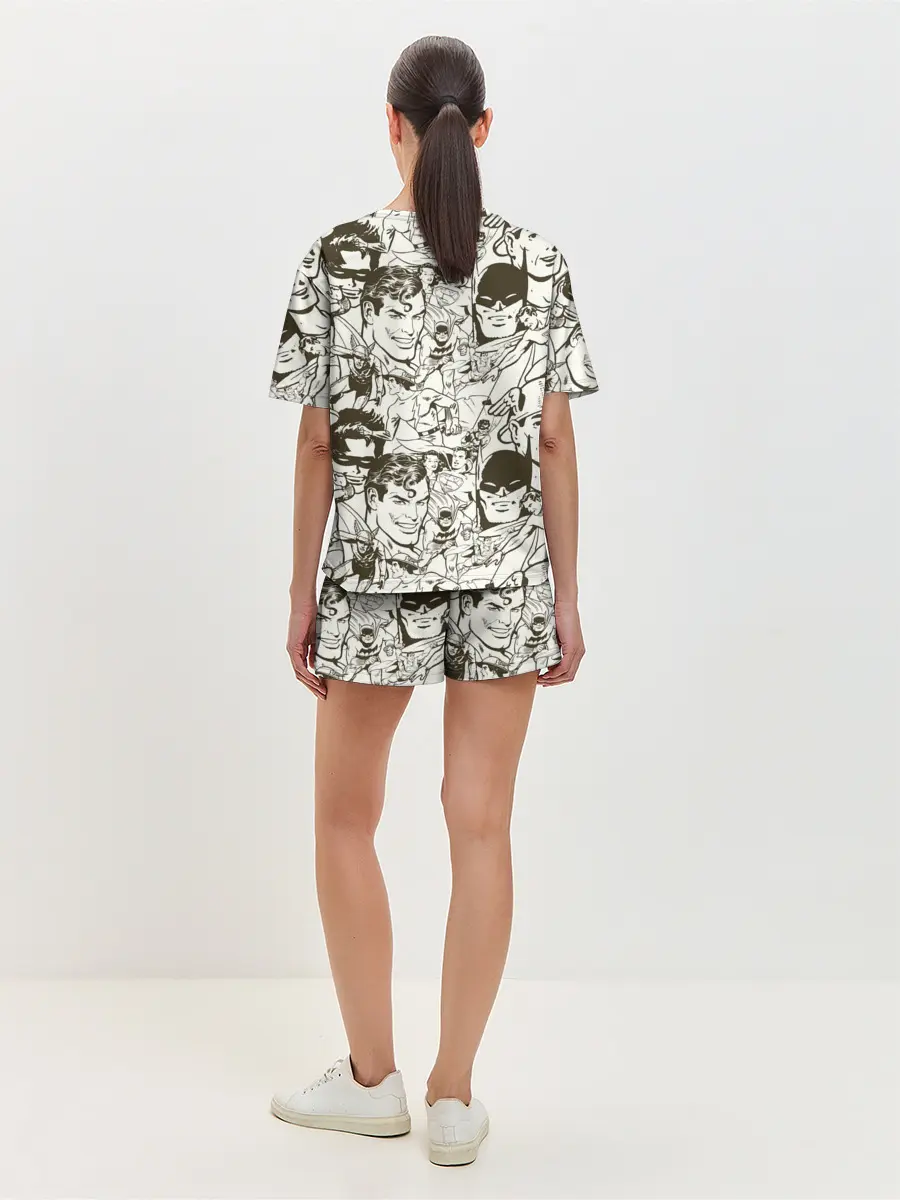 Женская пижама с шортами / Super Powers