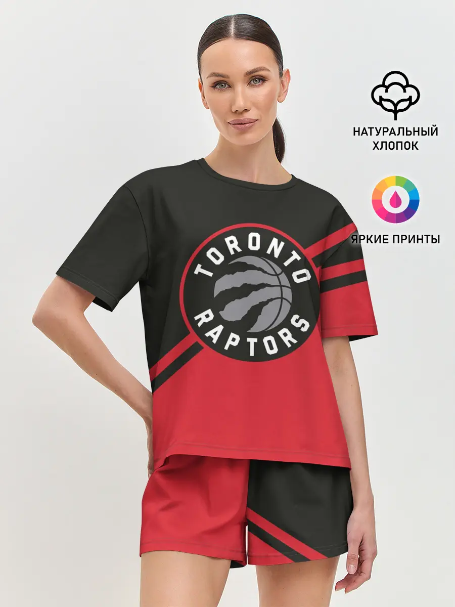 Женская пижама с шортами / Toronto Raptors BR