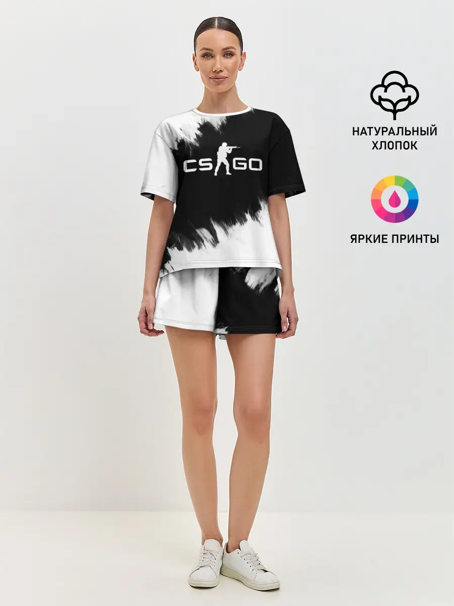 Женская пижама с шортами / CS:GO BW