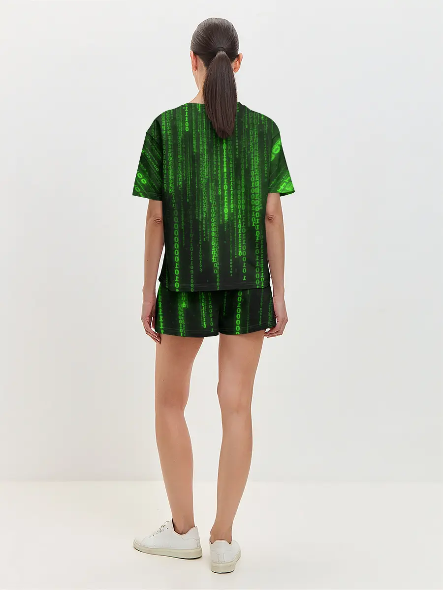 Женская пижама с шортами / Компьютерный язык