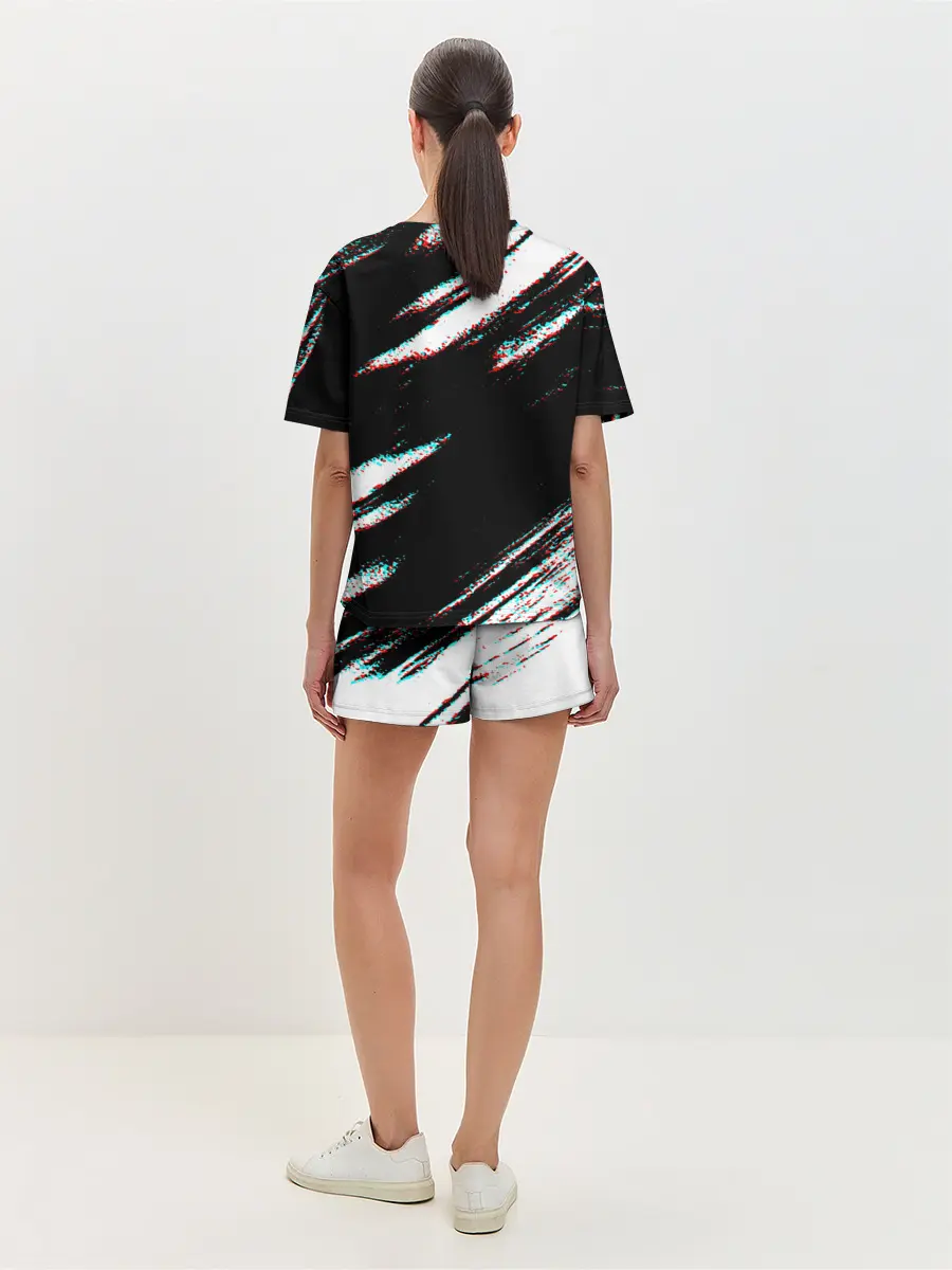 Женская пижама с шортами / Samurai | Glitch.