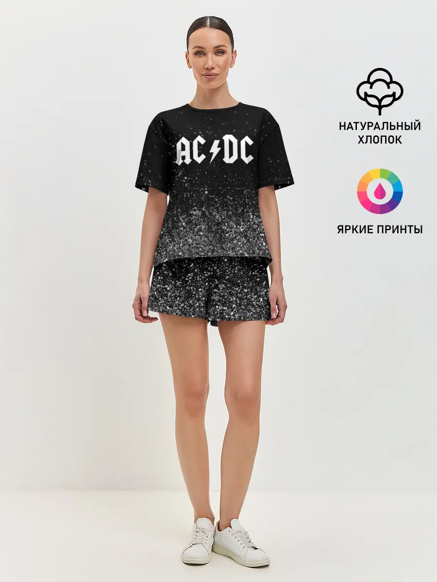 Женская пижама с шортами / AC/DC