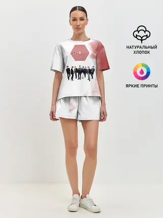 Женская пижама с шортами / EXO