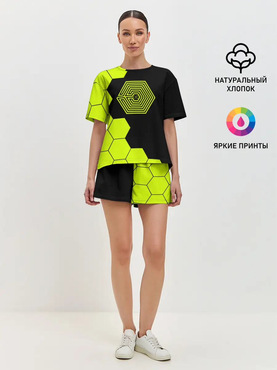 Женская пижама с шортами / EXO