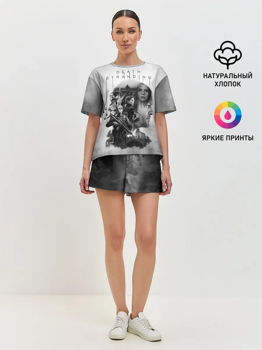 Женская пижама с шортами / Death Stranding