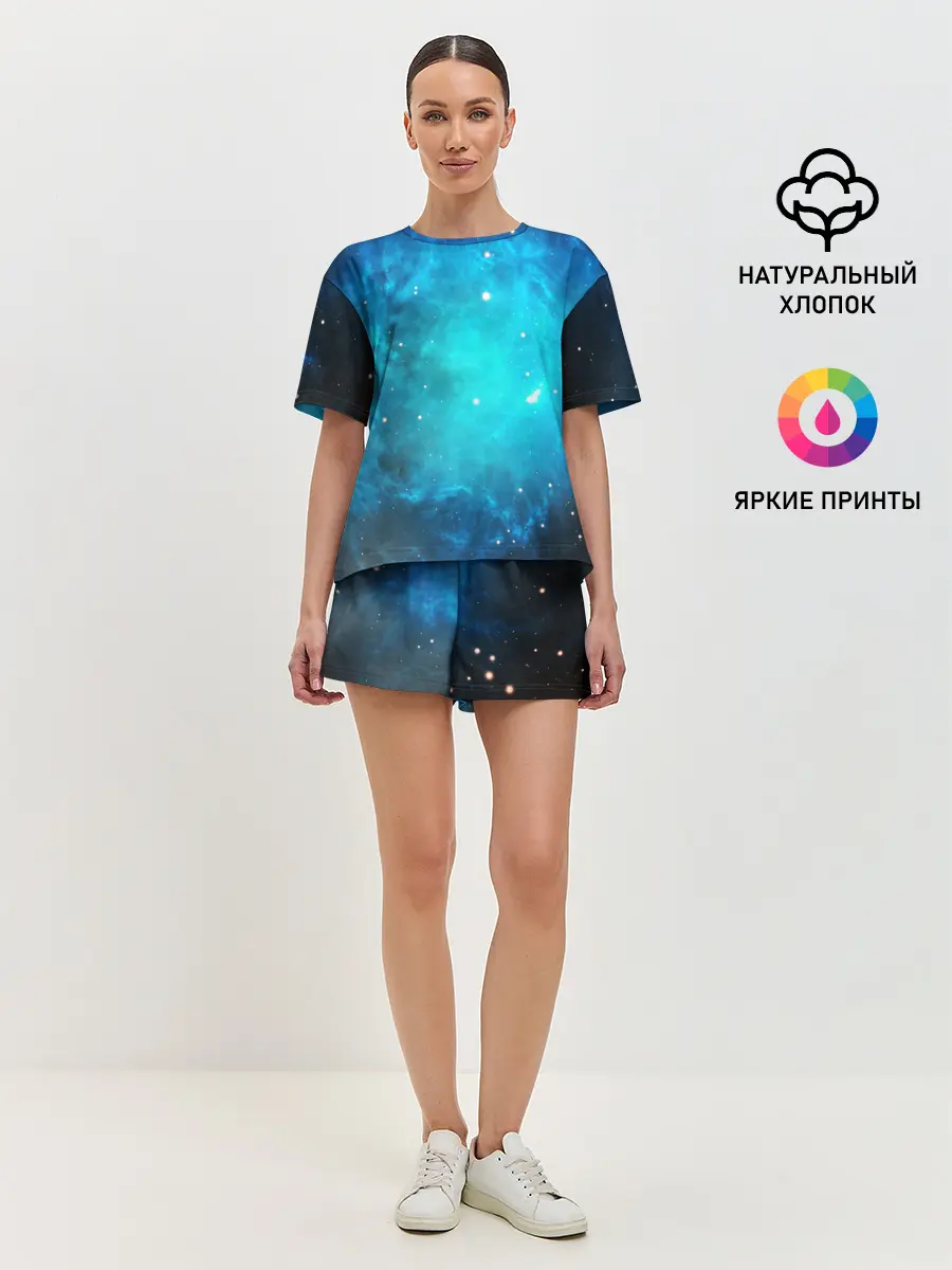 Женская пижама с шортами / ЗВЕЗДЫ