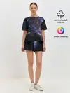 Женская пижама с шортами / Звезды