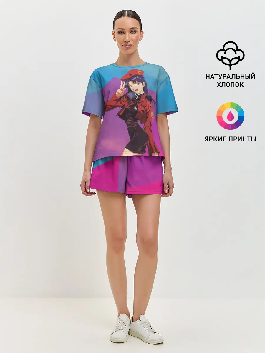 Женская пижама с шортами / Misato Katsuragi