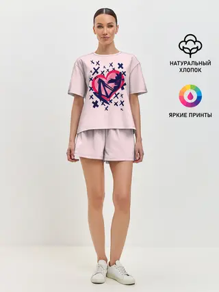 Женская пижама с шортами / Отель Хазбин