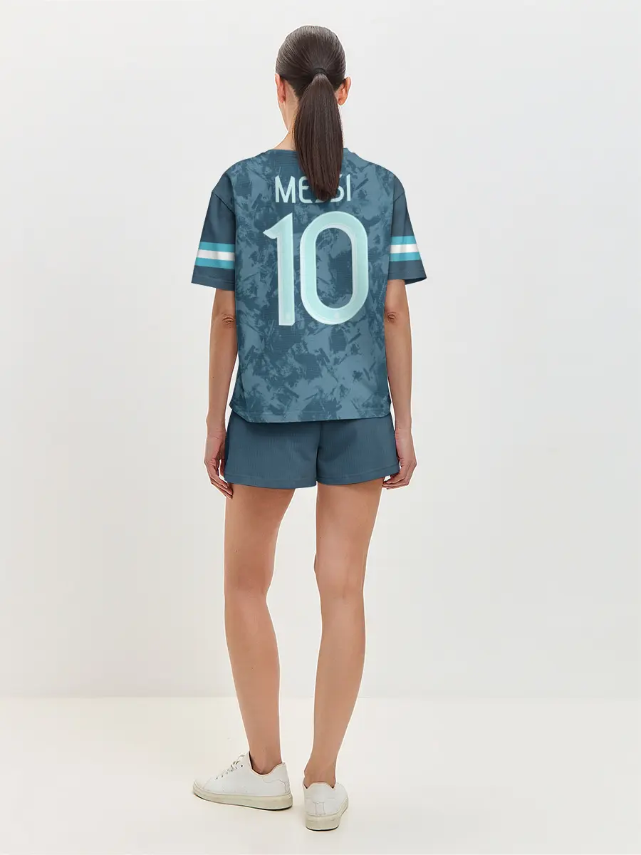 Женская пижама с шортами / Messi away Copa America 2020