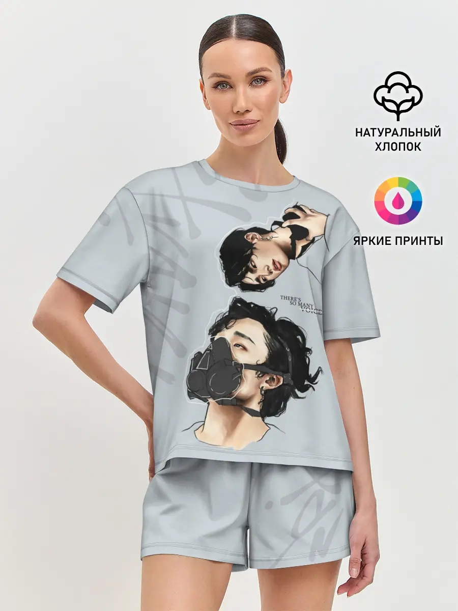 Женская пижама с шортами / Stray Kids