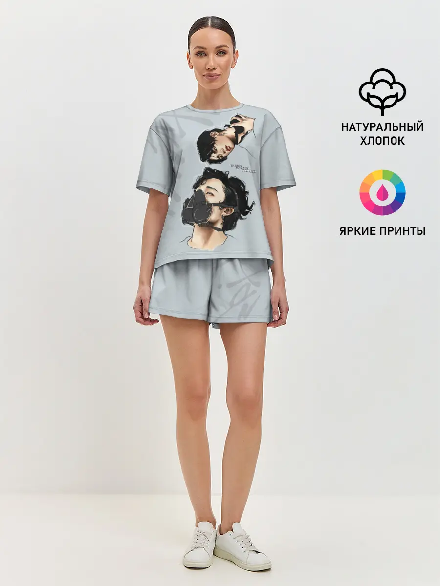 Женская пижама с шортами / Stray Kids