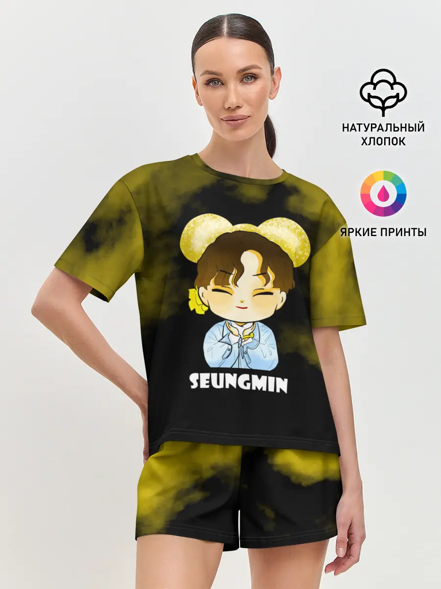 Женская пижама с шортами / Seungmin