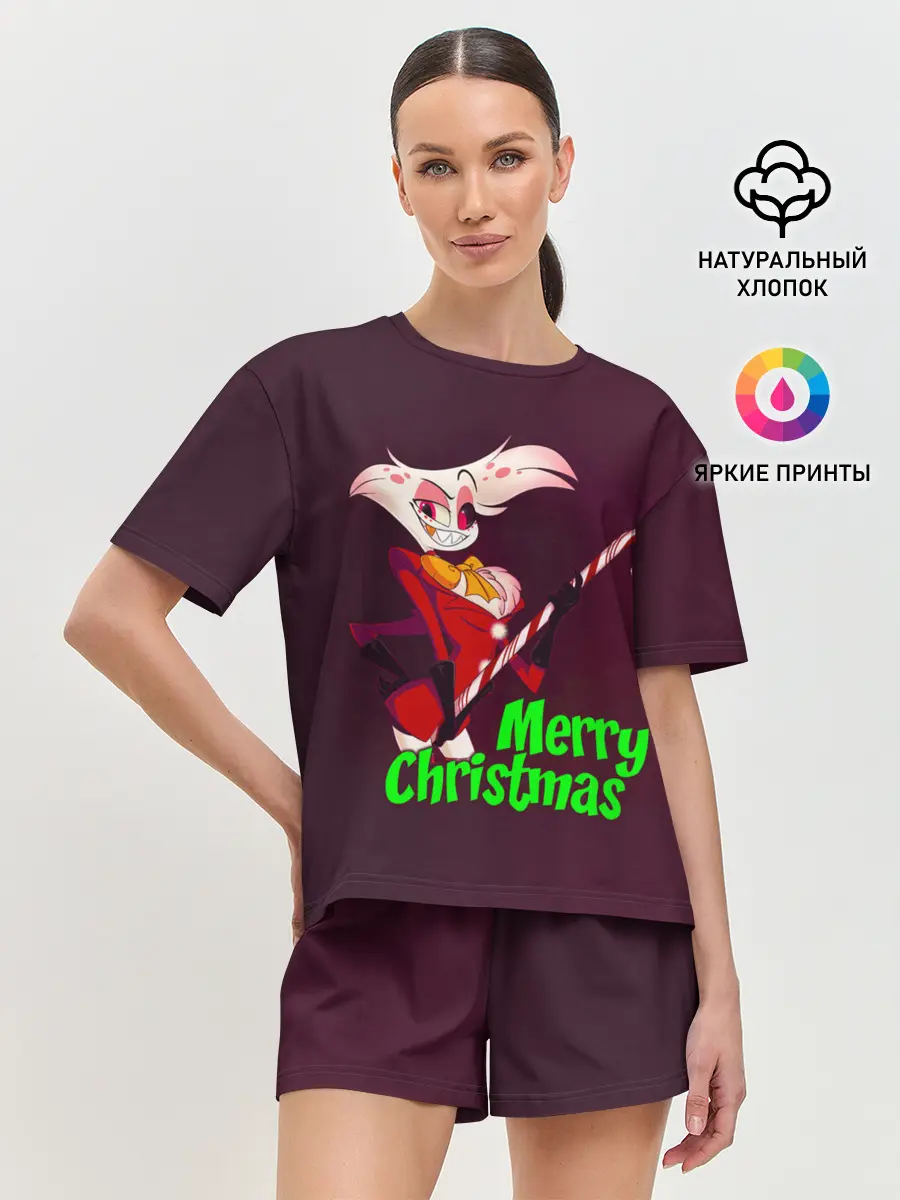 Женская пижама с шортами / Merry Christmas