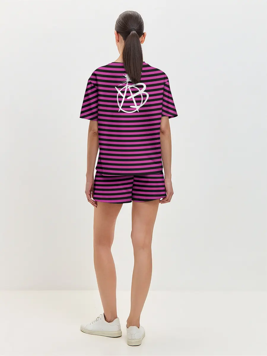 Женская пижама с шортами / be fookin happy